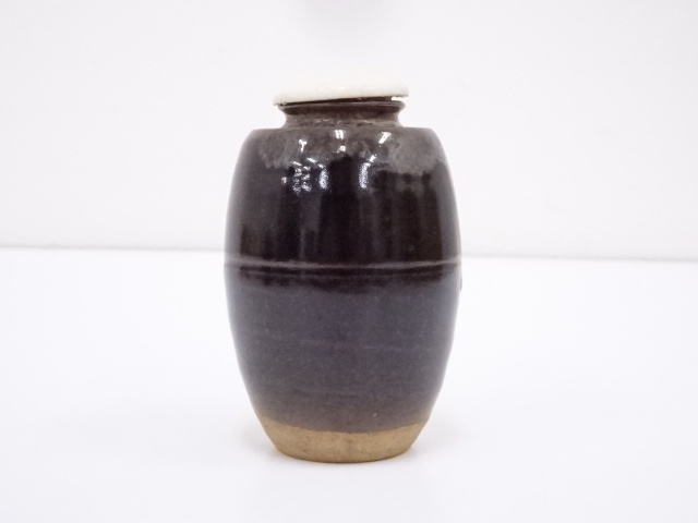 茶道具　茶入　寿山作 道具 ] - 道具 高取焼 藤崎寿山造 茶入 □z | ネットショップ圭